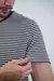 Camiseta textura over listras Atittude - comprar online
