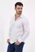 Camisa social manga longa slim fit listras dupla Atittude - loja online