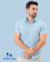 Camisa manga curta slim fit básica