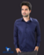 Camisa manga longa slim fit básica lisa - comprar online