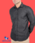 Camisa manga longa slim fit jeans river