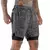 shorts de corrida masculino 2 em 1 calções esportivas masculinas de - loja online