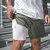 shorts de corrida masculino 2 em 1 calções esportivas masculinas de - loja online