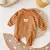 Milancel primavera macacão de bebê manga longa urso dos desenhos animados list - comprar online