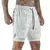 shorts de corrida masculino 2 em 1 calções esportivas masculinas de - comprar online