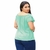Blusa Feminina Ciganinha Ombros A Mostra Casual Lisa Crepe Acetinado - comprar online