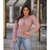 Blusa Feminina Tricot Moda Trico Decote V