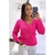 Blusa Feminina Tricot Moda Trico Decote V - loja online