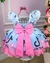 Vestido Temáticos Kids Tik Tok Azul Bebe na internet