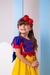 Vestido Bella Child/Fantasia Longa Branca de Neve
