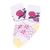 Kit com 3 Pares Meia Infantil Feminina Cor:Cores Variadas;Tamanho:G