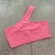 Top Fitness Assimétrico Rosa Neon em Poliamida MTX MODA - Alta Elasticidade e C - Atittude Store