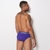 Cueca Slip Microfibra Lisa Elástico Bordado - Atittude Store