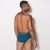 Cueca Slip Microfibra Lisa Elástico Bordado - loja online