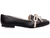Mocassim Feminino Rasteiro Preto - comprar online