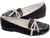 Mocassim Feminino Rasteiro Preto - comprar online
