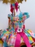 Vestido Infantil Junino Luxo Xadrez Colorido Festa São João na internet