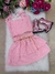 Conjunto Blogueirinha Clarissa Rosa Bebe - comprar online