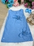 Vestido Blogueirinha Jojo Flor Azul