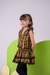Conjunto Junino Miss Cherry Melissa Xadrez Amarelo