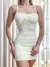 Vestido Feminino Curto em Suplex de Alça Plissado Marini Ref. 1132 - comprar online