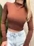 Cropped Feminino em Ribana Manga Longa com Gola Ramona Ref. 889 na internet