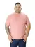 Camiseta básica gola redonda lisa plus Atittude