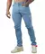 Calça Jeans Sarja Masculina Elastano Skinny Slim Com Lycras REF 53 Homem Moda E