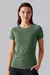Camiseta feminina fitness dry poliamida Atittude na internet