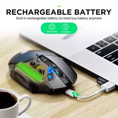 INPHIC-ratón inalámbrico PM6 para oficina, Mouse recargable con Bluetooth, 2,4 - Importadora Serendipia-Etéreo 