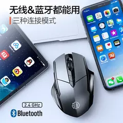 INPHIC-ratón inalámbrico PM6 para oficina, Mouse recargable con Bluetooth, 2,4 - Importadora Serendipia-Etéreo 