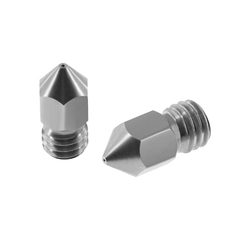 Boquilla roscada de acero inoxidable para impresora 3D, boquilla MK8 M6 0,2 0,3