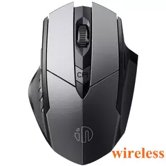 INPHIC-ratón inalámbrico PM6 para oficina, Mouse recargable con Bluetooth, 2,4 en internet
