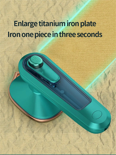 Máquina de planchar portátil para el hogar.