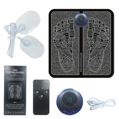 Masajeador eléctrico EMS para pies, almohadilla para aliviar el dolor. - comprar en línea