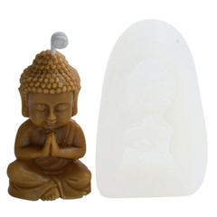 Molde de silicona de vela de Buda para manualidades en internet