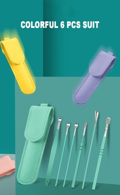 Imagen de Juego de limpiador de oidos, Kit de limpieza de oreja en espiral, facil de quita