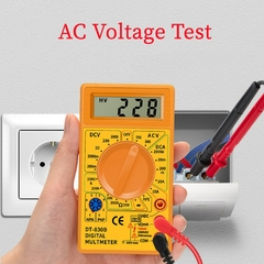 Multímetro Digital DT830B AC/DC LCD 750/1000V voltímetro amperímetro Ohm Test - tienda en línea
