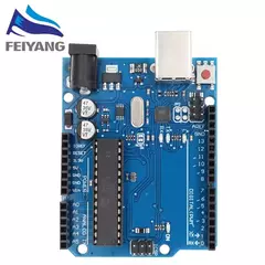 Placa de desarrollo UNO R3 ATmega328P CH340 CH340G para Arduino UNO R3 con cabez - Importadora Serendipia-Etéreo 