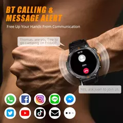 EIGIIS-reloj inteligente KE3 para hombre, dispositivo resistente al agua hasta 3 en internet