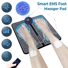 Masajeador eléctrico EMS para pies, almohadilla para aliviar el dolor. - comprar en línea