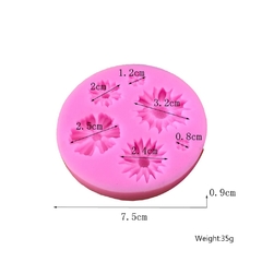 Moldes de silicona de flores 3D. - comprar en línea