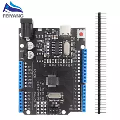 Placa de desarrollo UNO R3 ATmega328P CH340 CH340G para Arduino UNO R3 con cabez