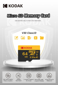 Kodak-tarjeta De Memoria Micro SD Clase 10, 32GB, 64GB, 128GB, 256GB. - tienda en línea