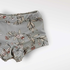 SHORT LYCRA BLOSSOM AQUA - comprar online