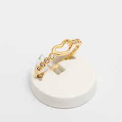 Anel coração com zircônias banhado a ouro 18k (17)