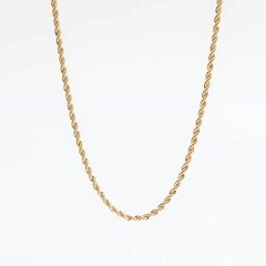 Choker de cordão baiano banhado a ouro18k
