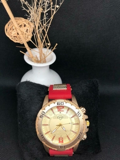 Relógio Masculino DHP Vermelho À Prova Dágua (Primeira linha)