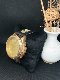 Relógio Masculino Calvin Klein Preto com Dourado (Primeira linha) - comprar online