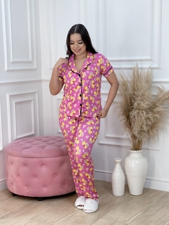 Pijama Americano longo ursinho Puff na internet